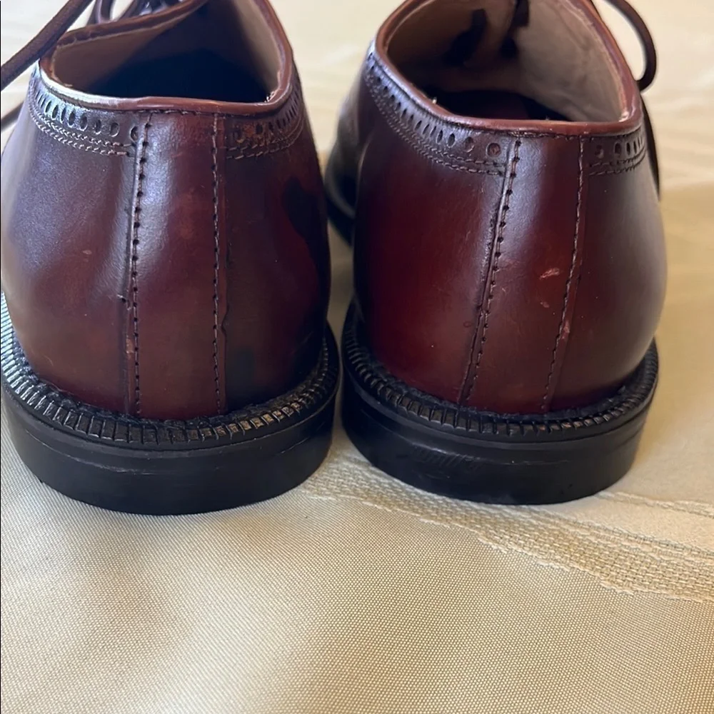 GIORGIO BRUTINE Burgundy Leather Men's Oxfords size 8.5 MADE IN BRAZIL BRAND NEW